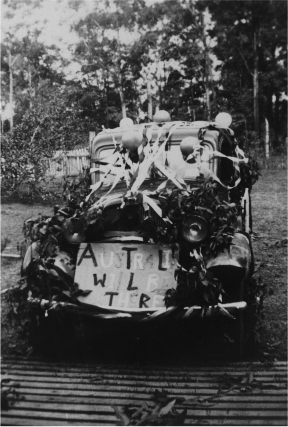 Float, Peace Parade, Pomona, ca 1945
