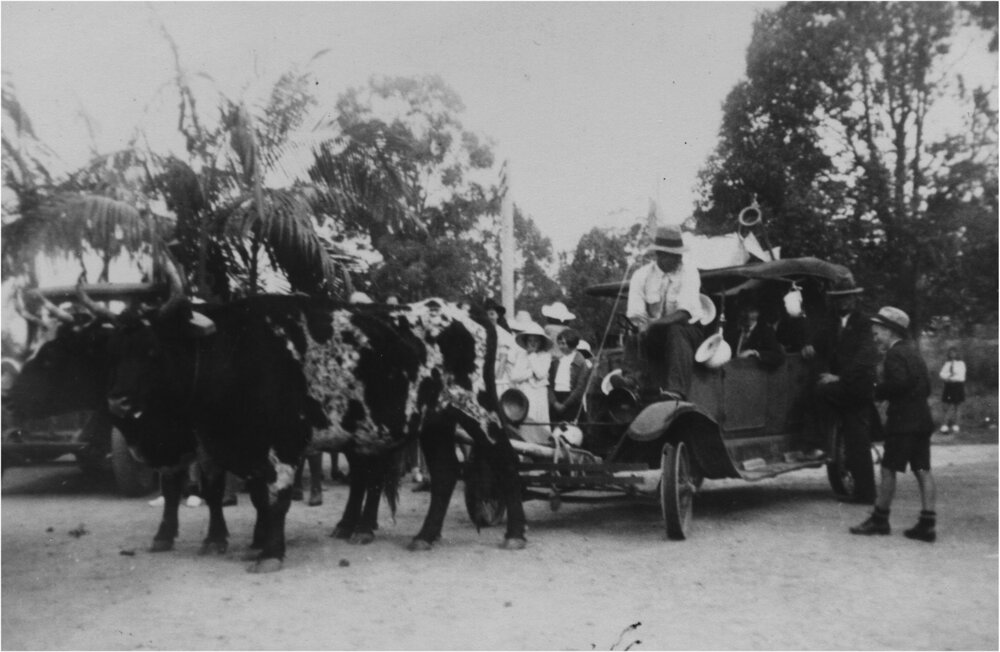 Float, Peace Parade, Pomona, ca 1945