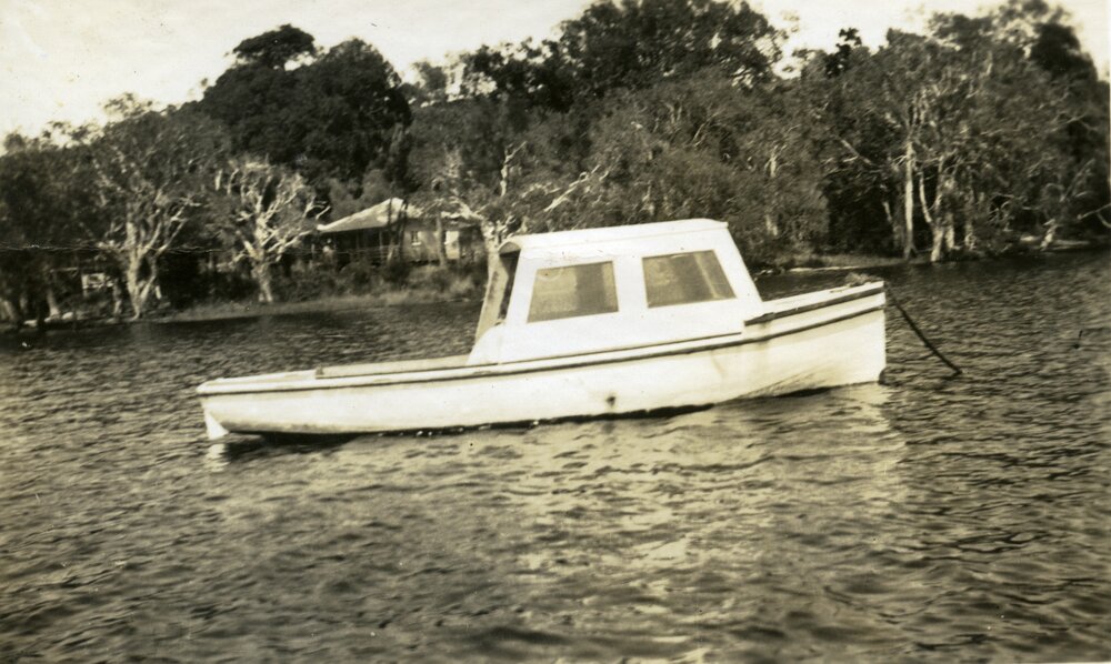 Boat, Lake Cootharaba, 1948