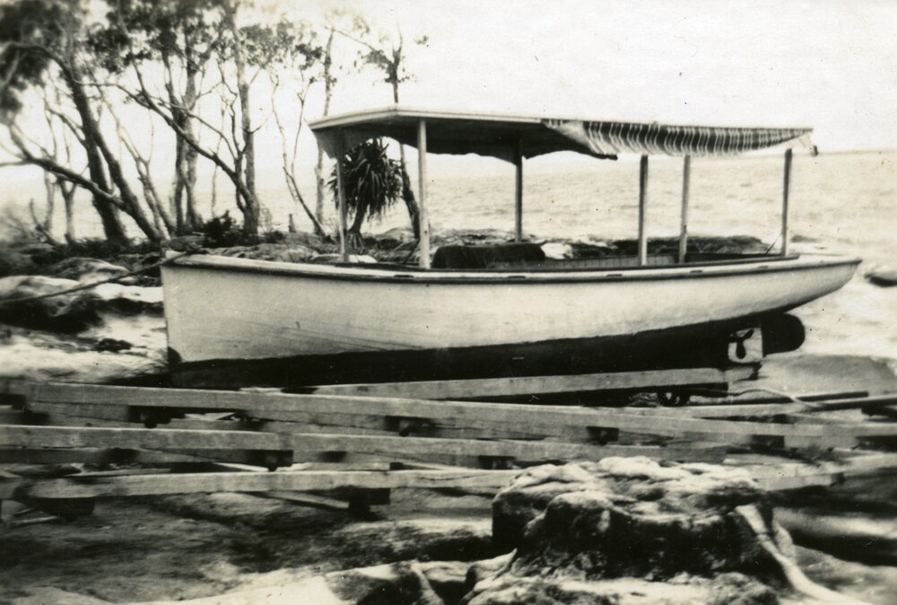 Slipway, Boreen Point, Lake Cootharaba, 1947