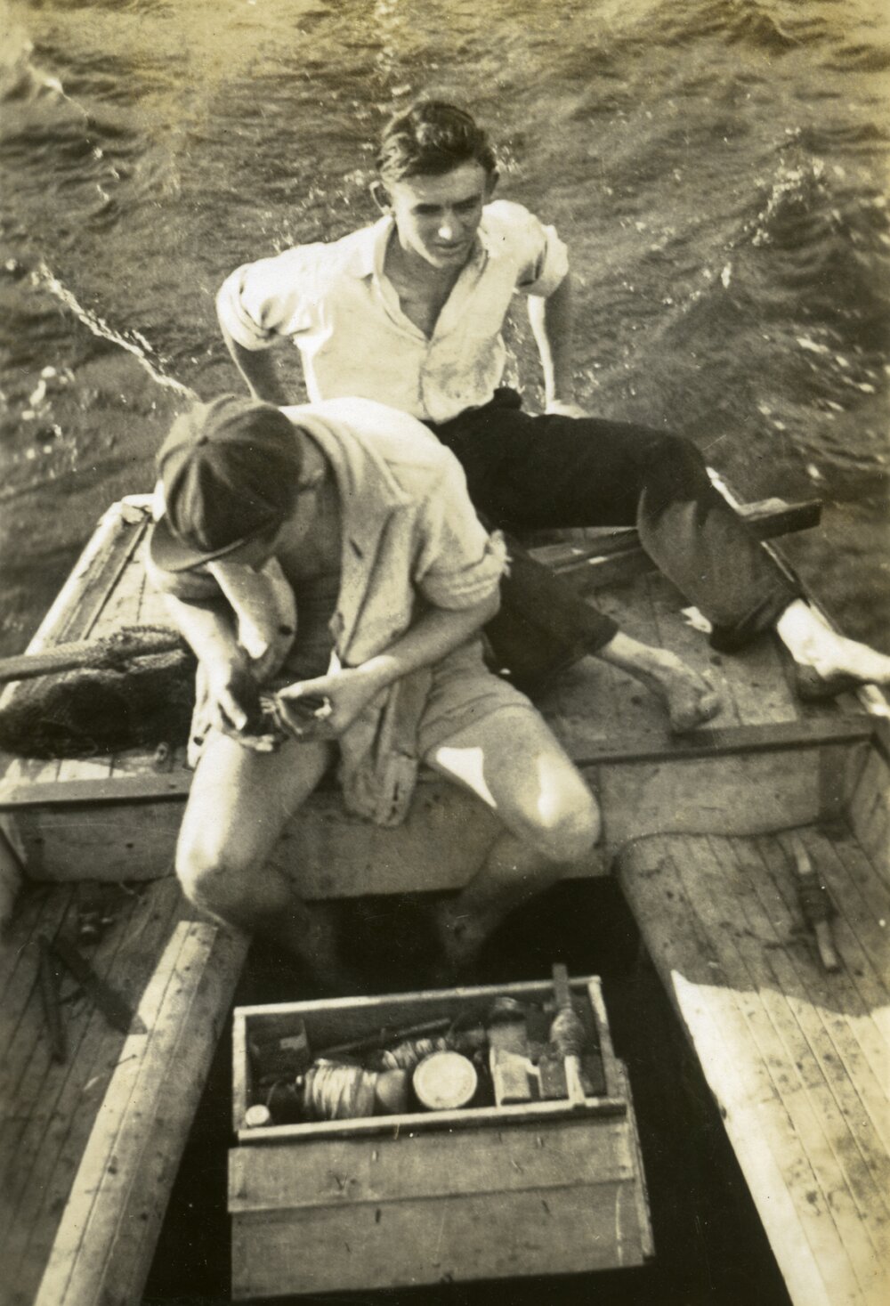Boating, Lake Cootharaba, 1947
