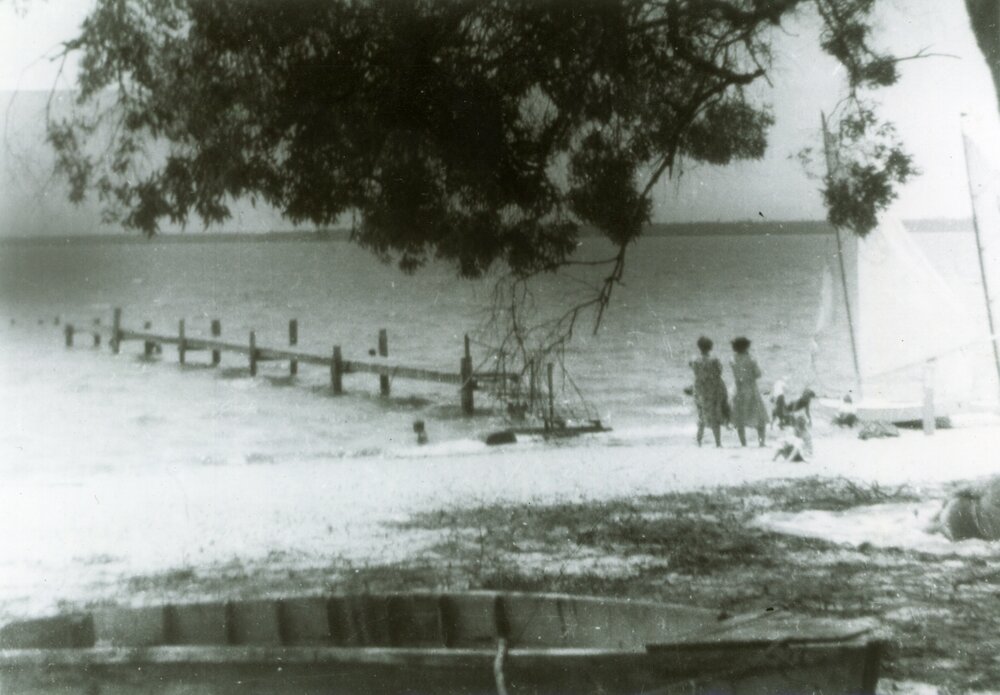 Jetty, Lake Cootharaba, Boreen Point, ca 1950s
