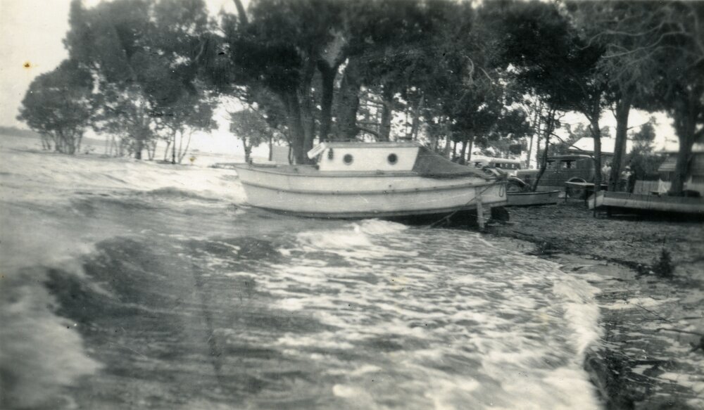 Vessels, Lake Cootharaba, December 1956