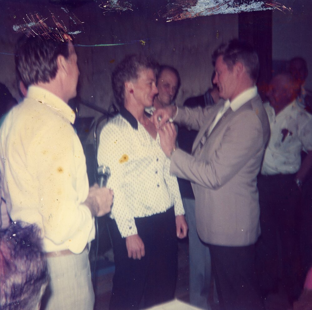 Life membership presentation, Lake Cootharaba Sailing Club