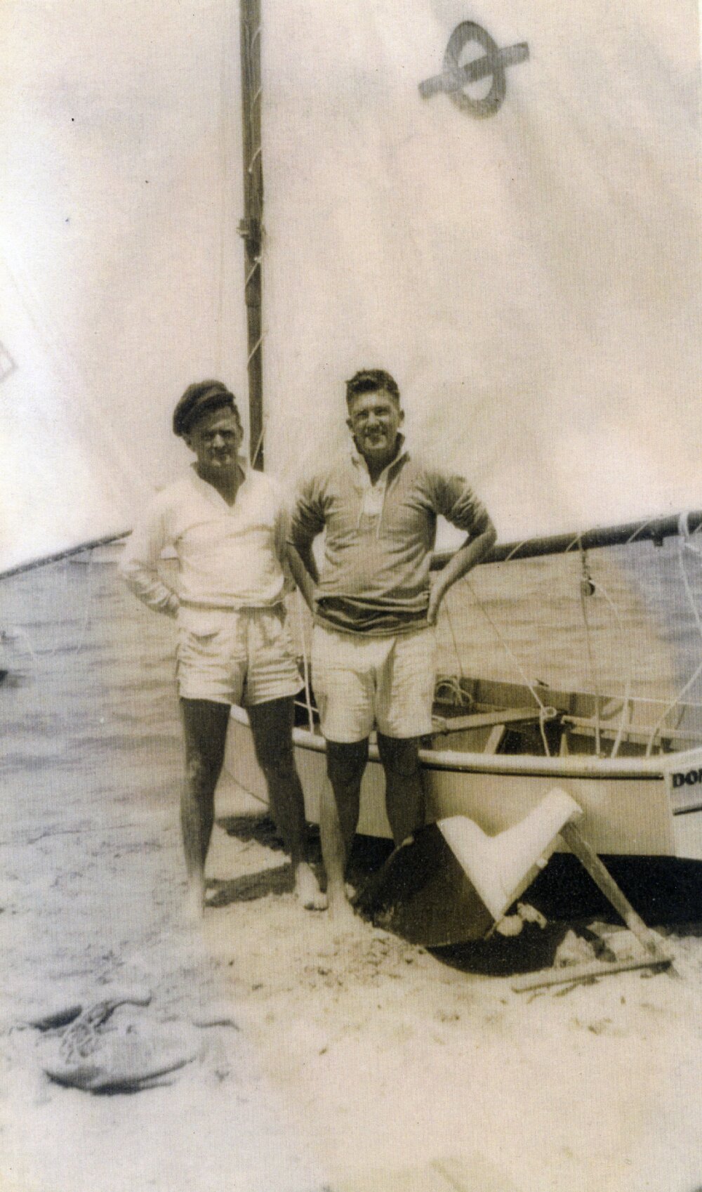 Sailors, Lake Cootharaba Sailing Club, ca 1950s