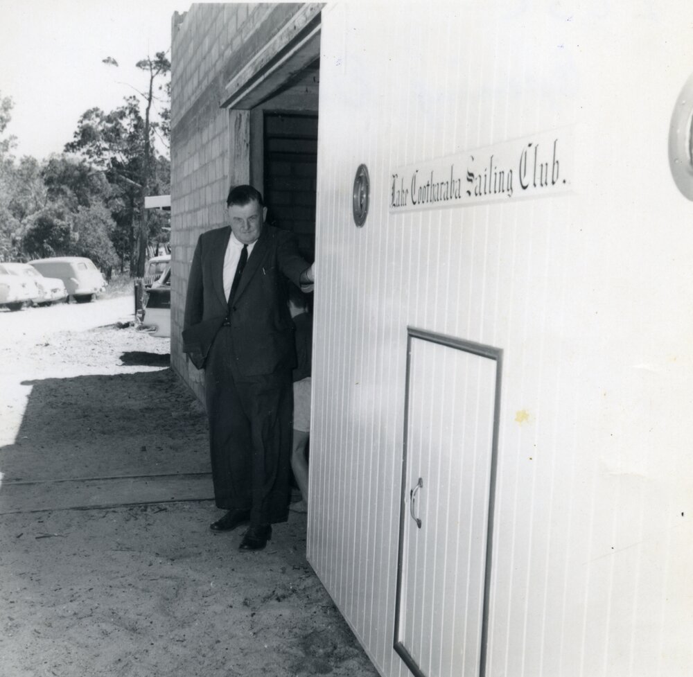 Clubhouse opening day, Lake Cootharaba Sailing Club, Boreen Point, 5 November 1961