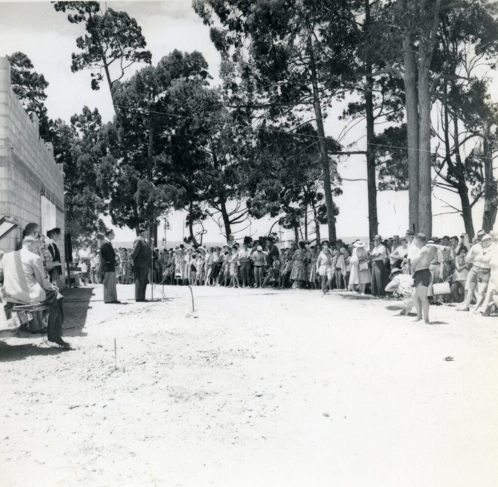 Speeches, Clubhouse opening day, Lake Cootharaba, 5 November 1961