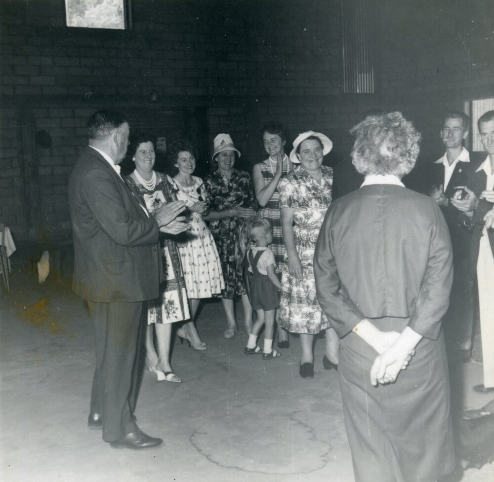 Clubhouse opening day, Lake Cootharaba Sailing Club, Boreen Point, 5 November 1961