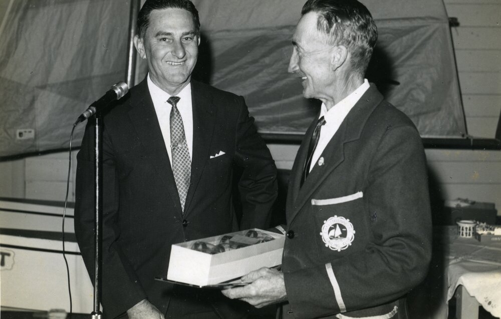 Tom Stead and Fred Bunney, Lake Cootharaba Sailing Club