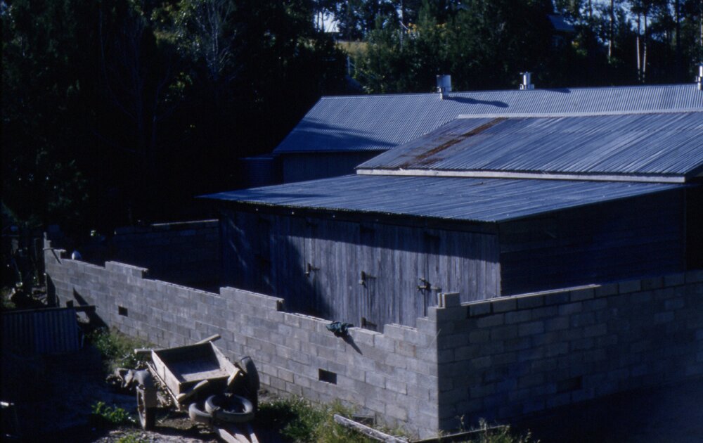 Clubhouse construction, Lake Cootharaba Sailing Club, Boreen Parade, Boreen Point, ca 1960