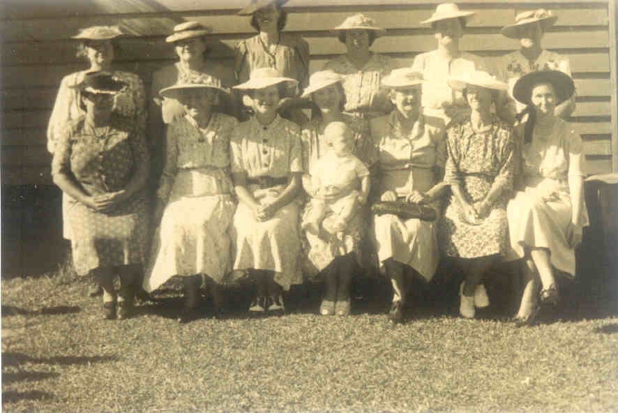 Ivy Robb farewell, Church guild members and guests, Methodist Church, Pomona, 1948