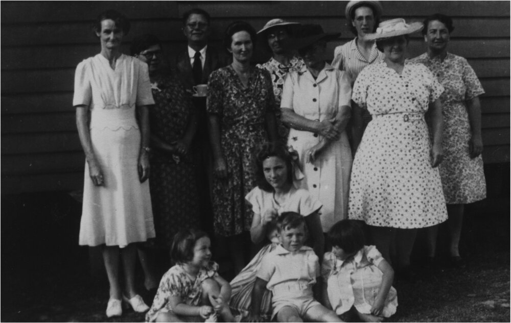 Ivy Robb farewell, Church guild members and guests, Methodist Church, Pomona, 1948