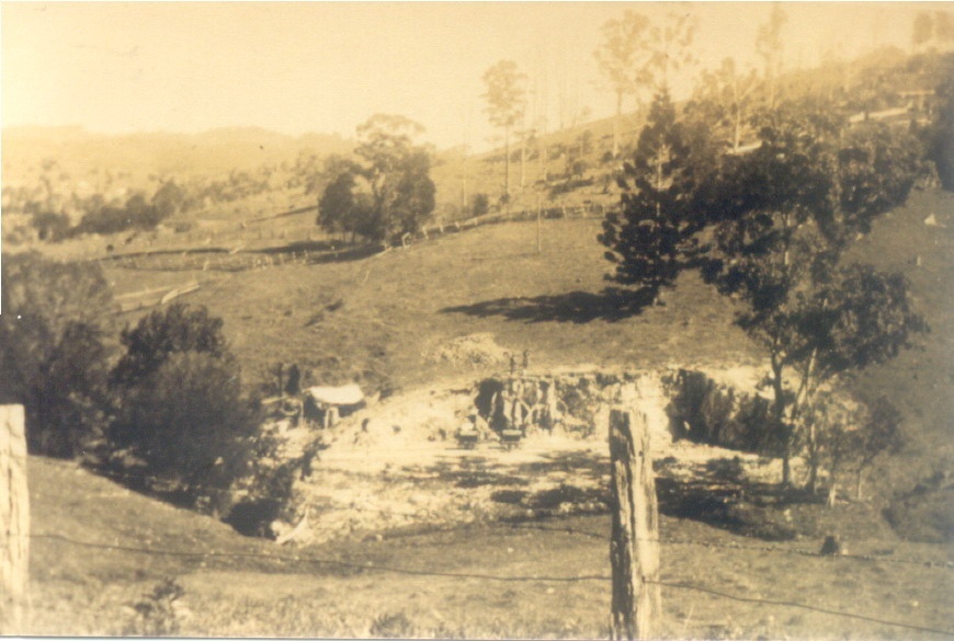 Main Road Commission Quarry, Skyring Creek Road, Skyring Creek, Federal, ca 1928