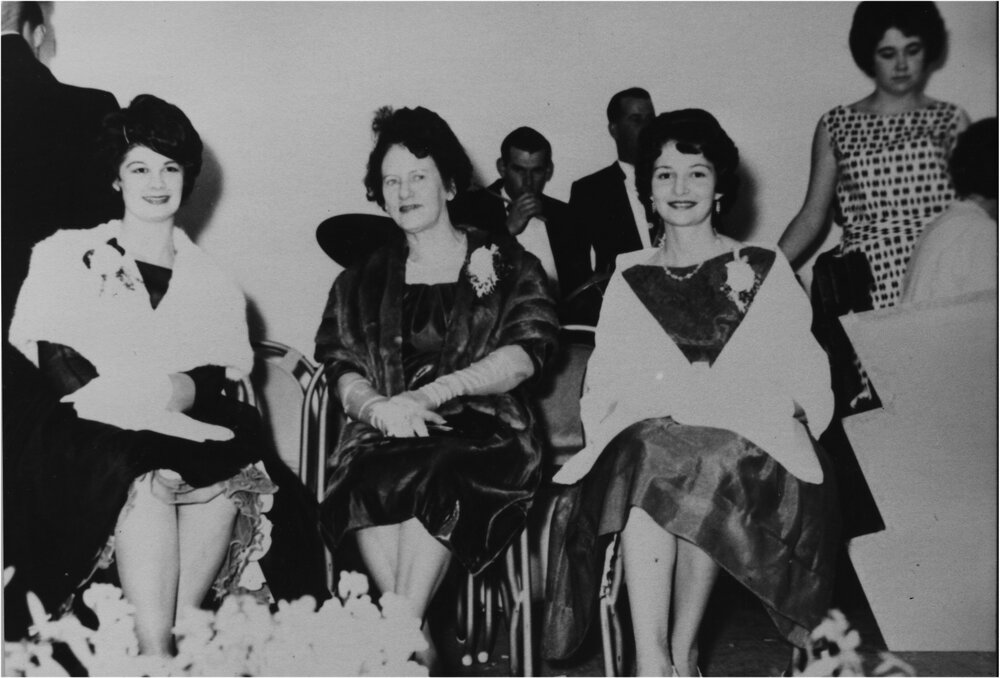 Entrants and Officials, 'Miss Noosa Show', Noosa Country Show Ball, Pomona, 1963