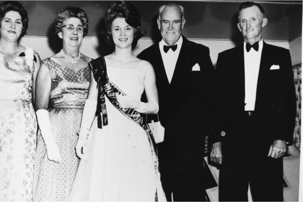 Entrants and Officials, 'Miss Noosa Show', Noosa Country Show Ball, Pomona, 1965