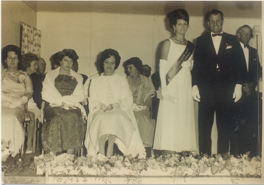 Entrants and Officials, 'Miss Noosa Show', Noosa Country Show Ball, Pomona, 1968