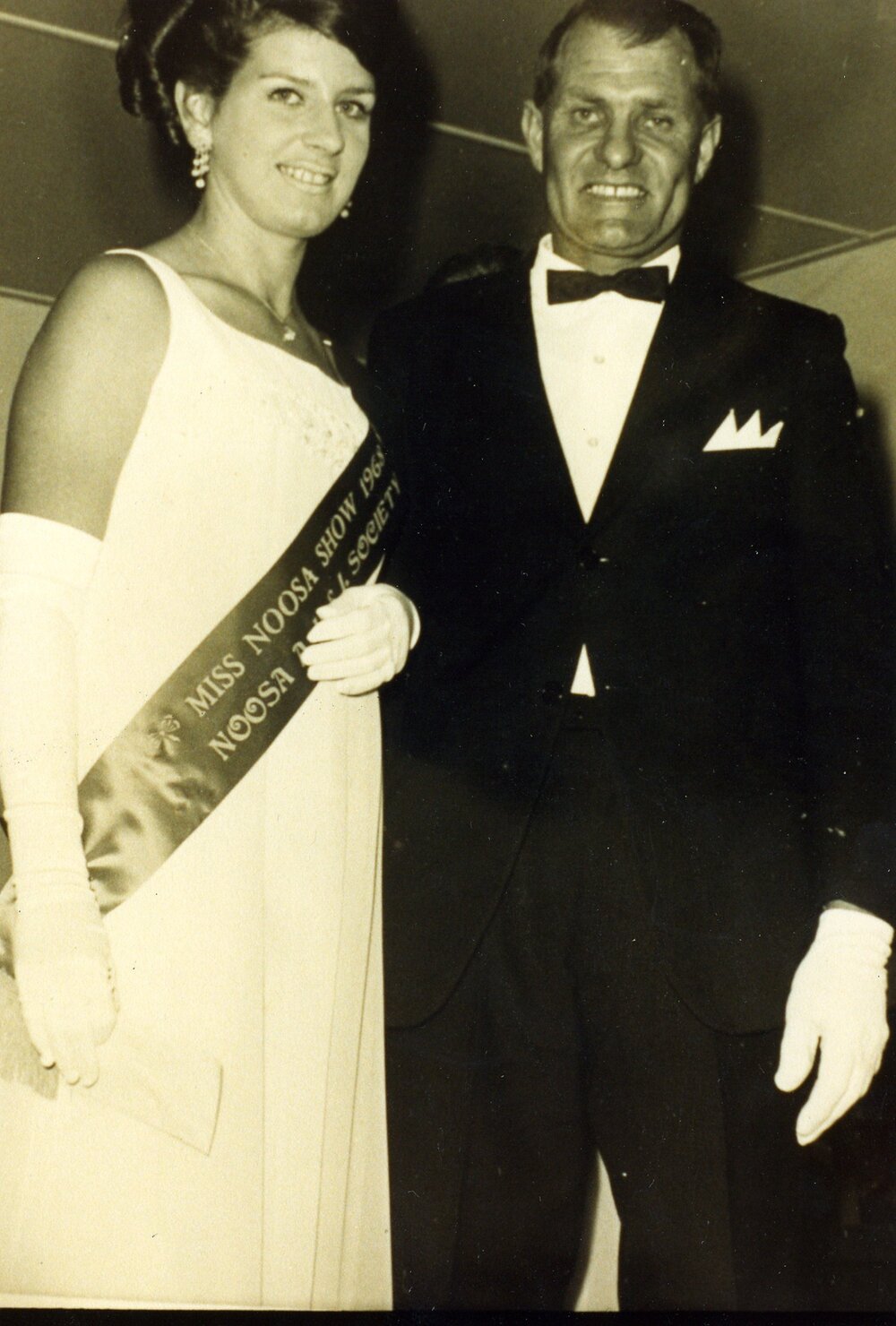 Winner and partner, 'Miss Noosa Show', Noosa Country Show Ball, Pomona, 1968