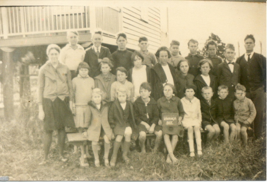 School group, Wahpunga School, Wahpunga, Kin Kin , ca 1929