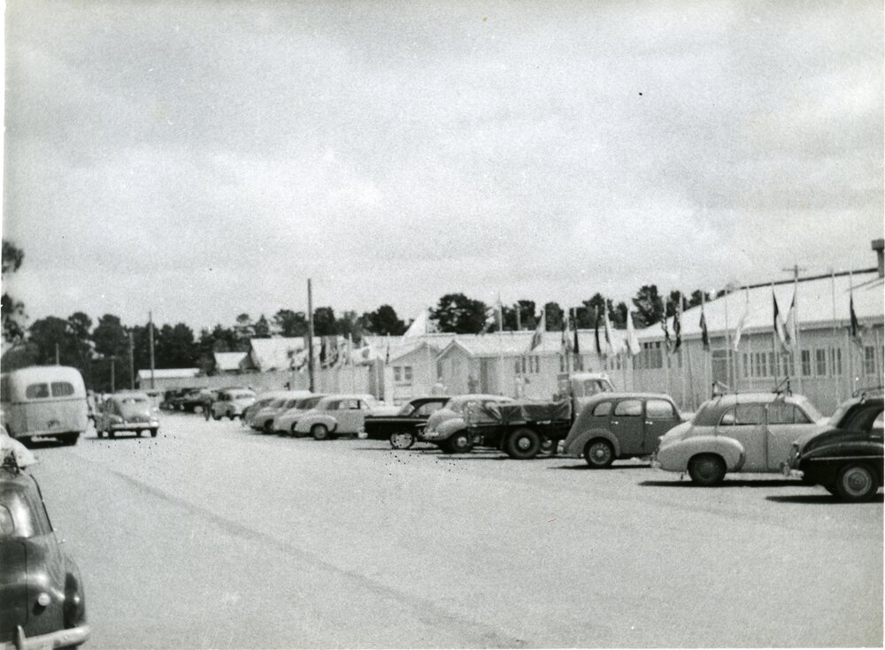 Athlete accommodation, 1956 Olympic Games, Gillies Street, Ballarat, ca December 1956