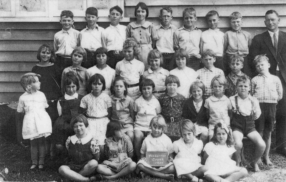 Students, Pinbarren Creek School, 1936