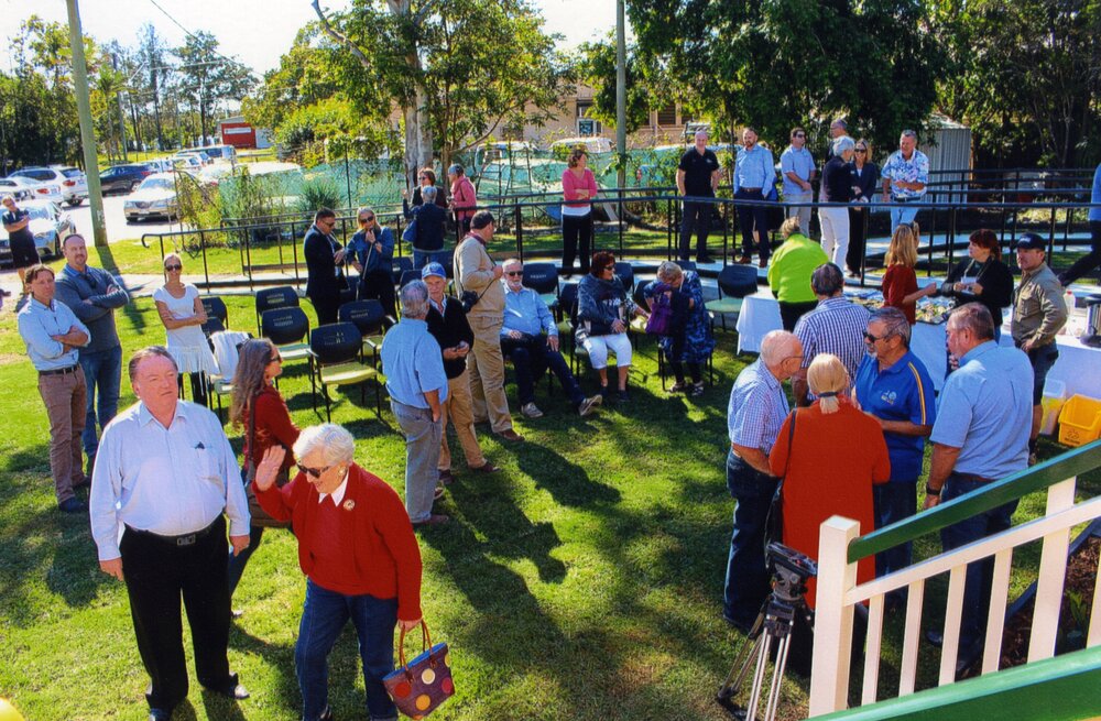 Attendees, Official opening Tait-Duke Cottage, Earl Street, Tewantin, 7 June 2017