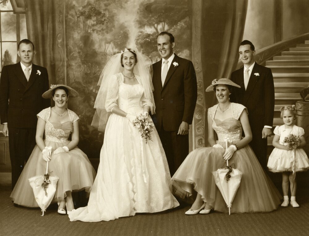 Wedding portrait, Brisbane, ca 1957