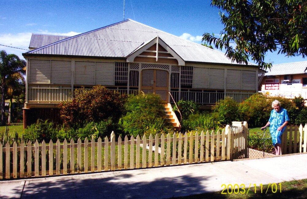 Esme Tait, Tait Duke Cottage, 84 Poinciana Avenue, Tewantin, 1 November 2003