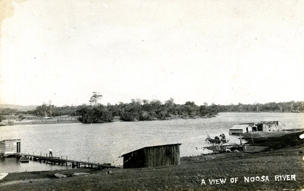 Tait's Jetty, Noosa River, Tewantin, 1886