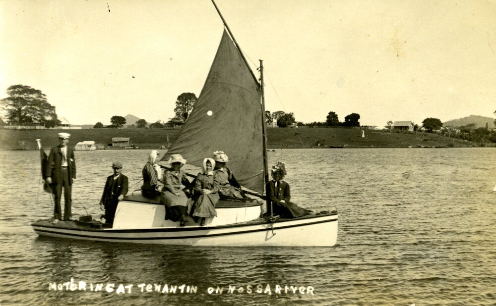 Boating party, Noosa River, Tewantin, 1912