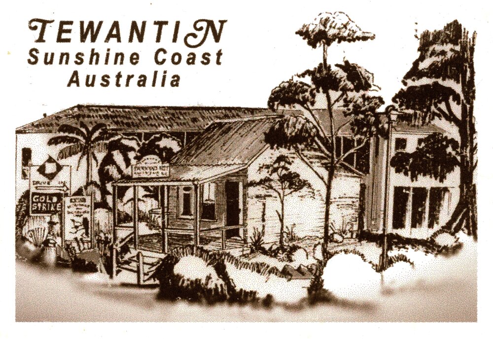 Sketch, Parkyn's Hut Visitor Information Centre, Poinciana Avenue, Tewantin