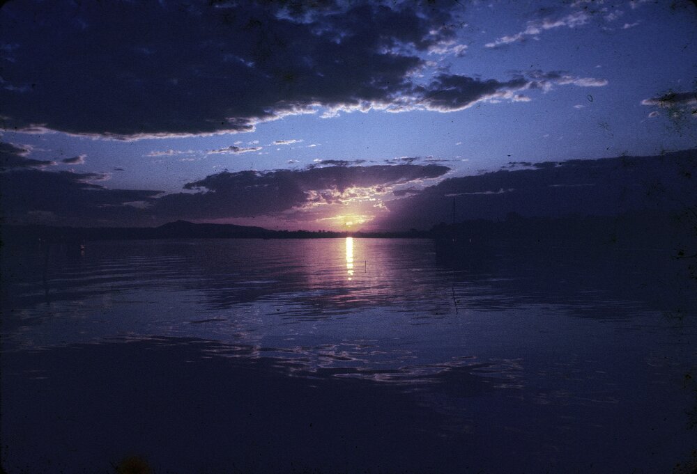 Sunset, Noosa River, Noosaville, ca 1960s