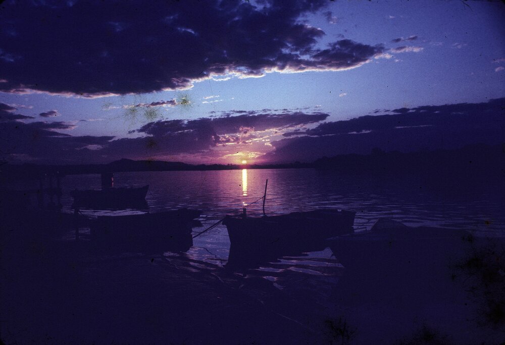 Sunset, Noosa River, Noosaville, ca 1960s