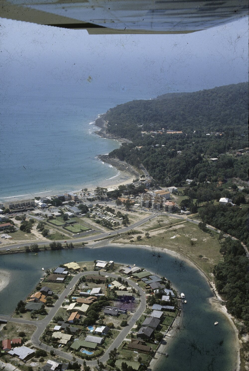 Aerial view, Noosa Heads, ca 1980s