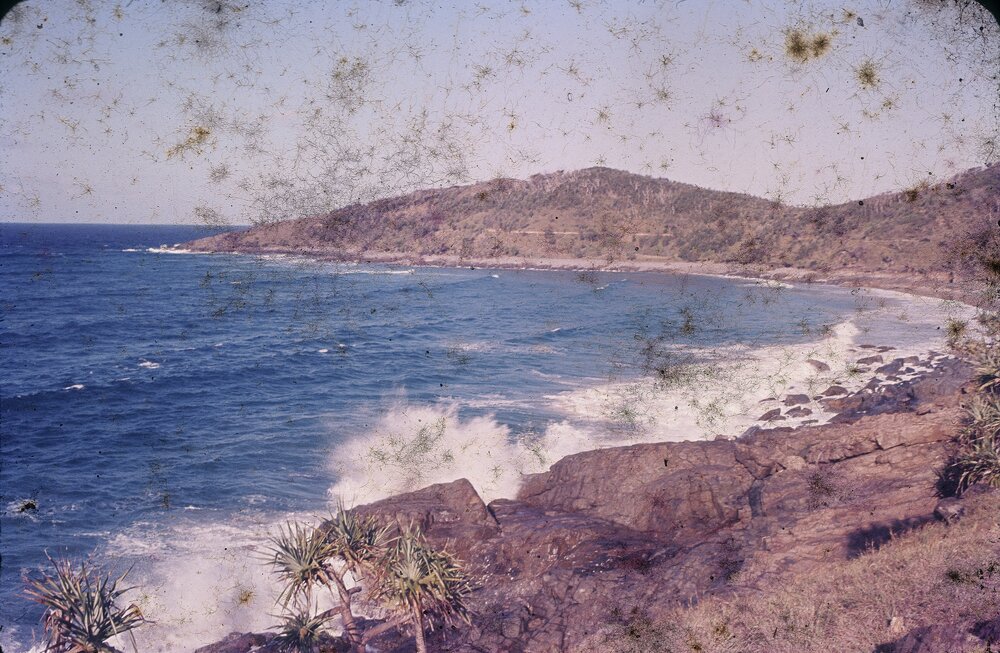 Shoreline views, Noosa National Park, Noosa Heads, ca 1980s