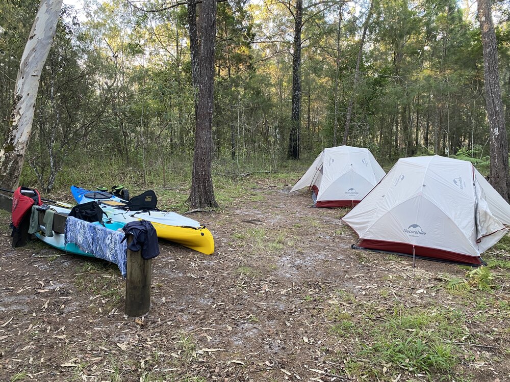 Campsite, Harry's Hut, Como, 10 February 2025