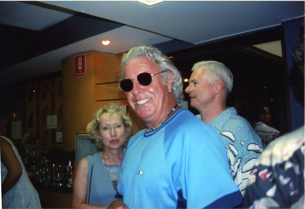 Gaye Poole, Bob Aitken &amp; Stuart Scott, Launch of Emma Freeman's 'Hastings Street', Noosa Regional Gallery, Tewantin, ca April 2005
