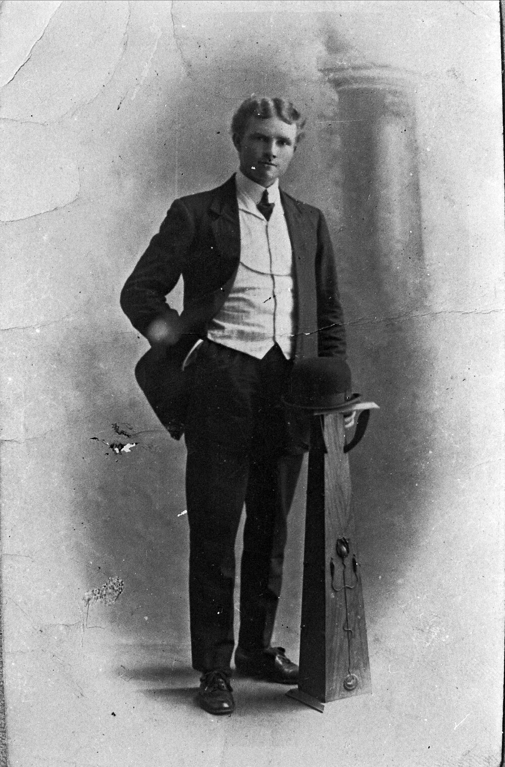 Formal portrait, distinguished gentleman