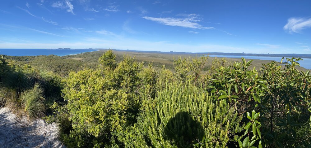 Scenic views, Teewah Beach to Lake Cootharaba,  Brahminy walking trail, Cooloola Wilderness Trail, Great Sandy National Park, Cooloola, 14 June  2026