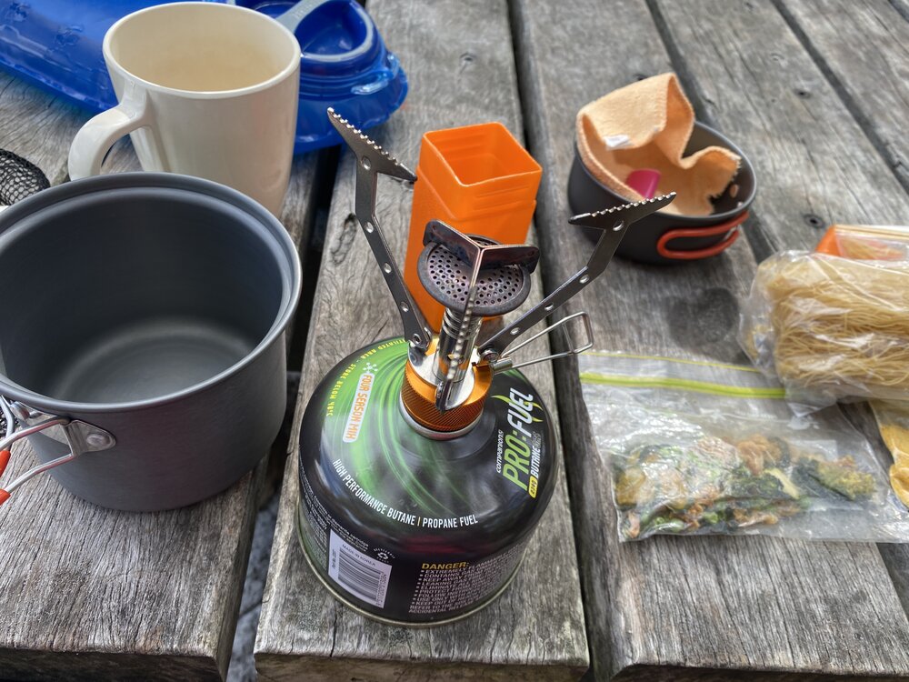 Camping gear, Brahminy walking trail, Cooloola Wilderness Trail, Great Sandy National Park, Cooloola, 14 June  2026