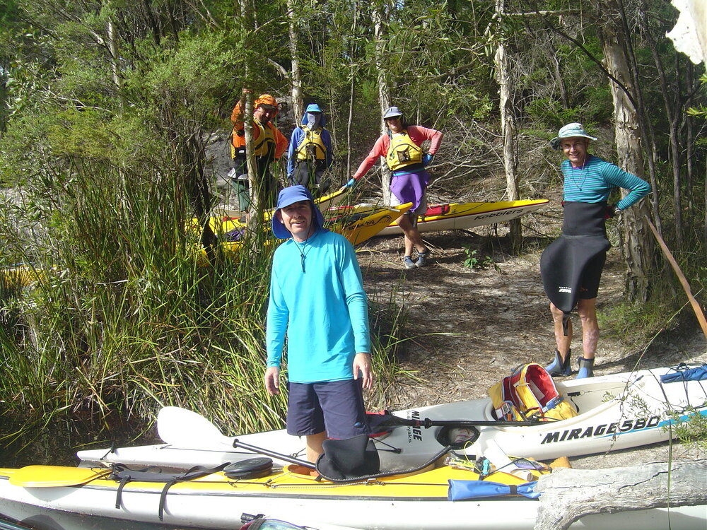 Arrival, campsite 15, Great Sandy Recreationa Area, Cooloola, 5 June 2004