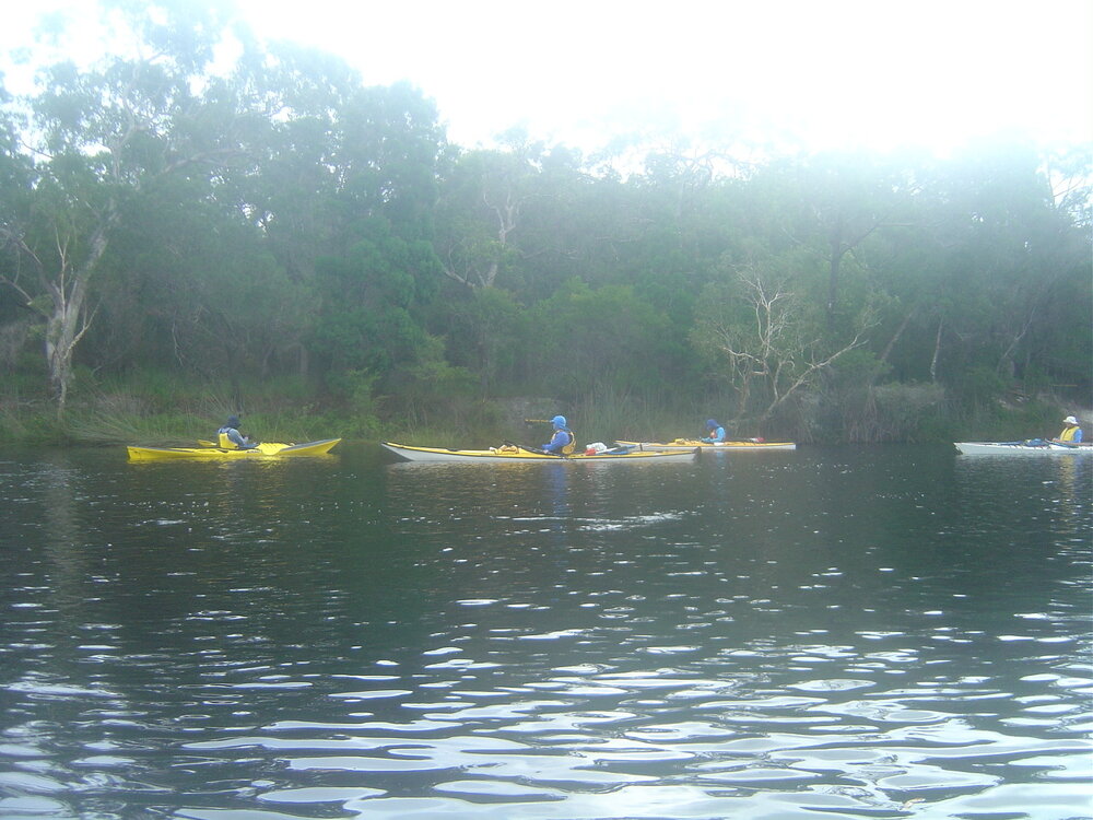 Leaving campsite 15, Great Sandy Recreationa Area, Cooloola, 6 June 2004