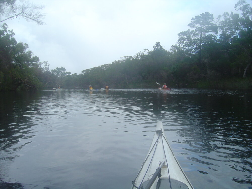 Leaving campsite 15, Great Sandy Recreationa Area, Cooloola, 6 June 2004