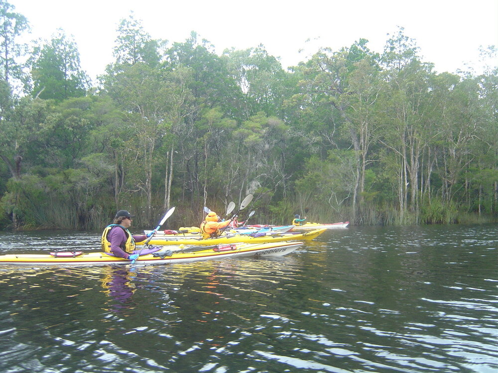 Leaving campsite 15, Great Sandy Recreationa Area, Cooloola, 6 June 2004