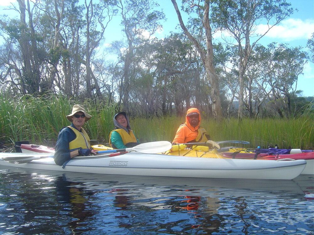 Paddlers, Noosa River, 6 June 2004