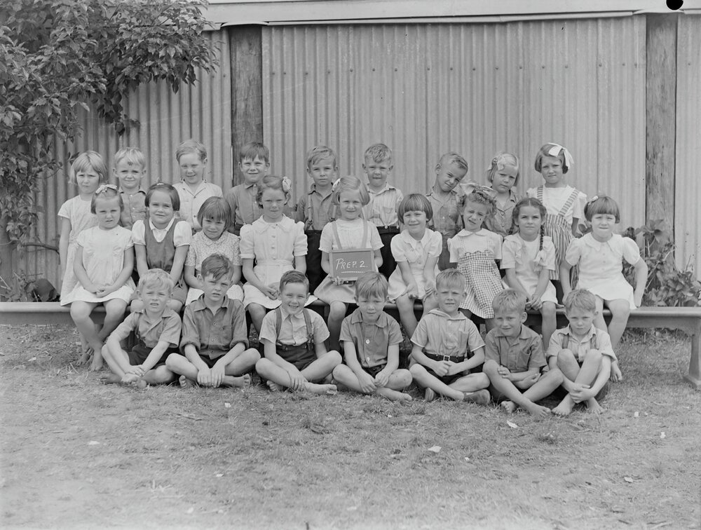 Class Photo, Grade Prep 2, Cooroy State School, Cooroy, 1946