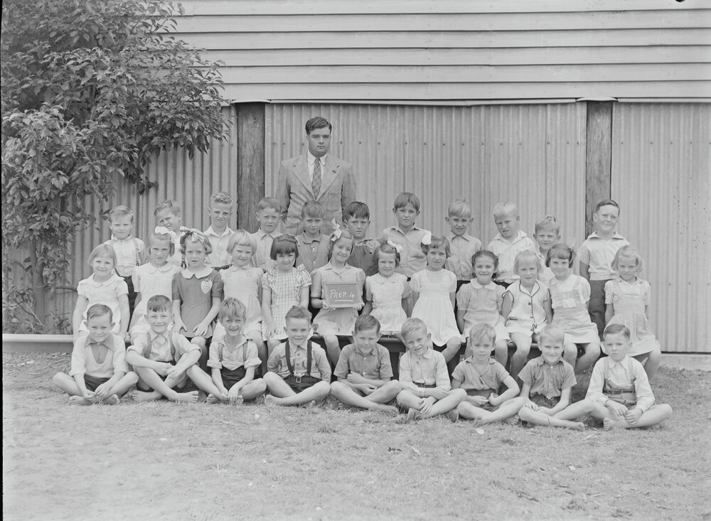 Class Photo, Grade Prep 4, Cooroy State School, Cooroy, 1946