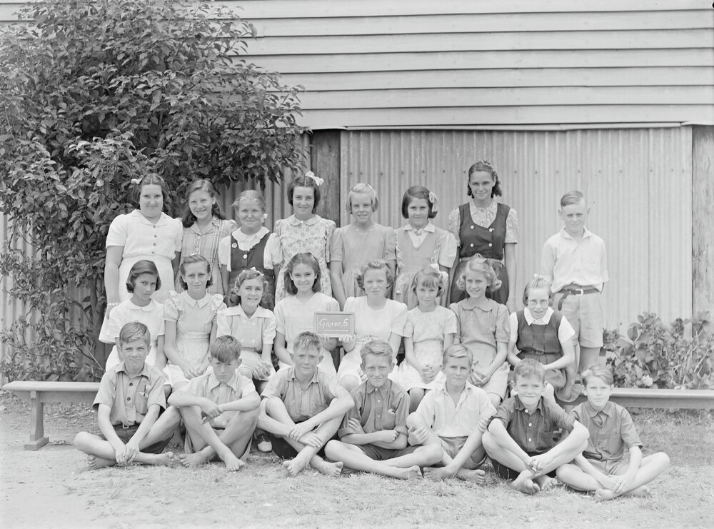 Class Photo, Grade 5, Cooroy State School, Cooroy, 1946