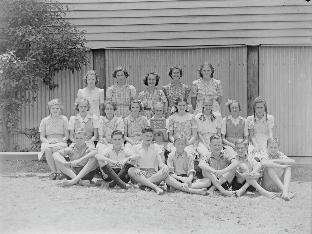Class Photo, Grades 6 &amp; 7, Cooroy State School, Cooroy, 1946