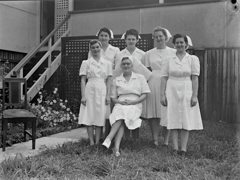 Staff, St Margaret's Hospital, Cooroy, 1947