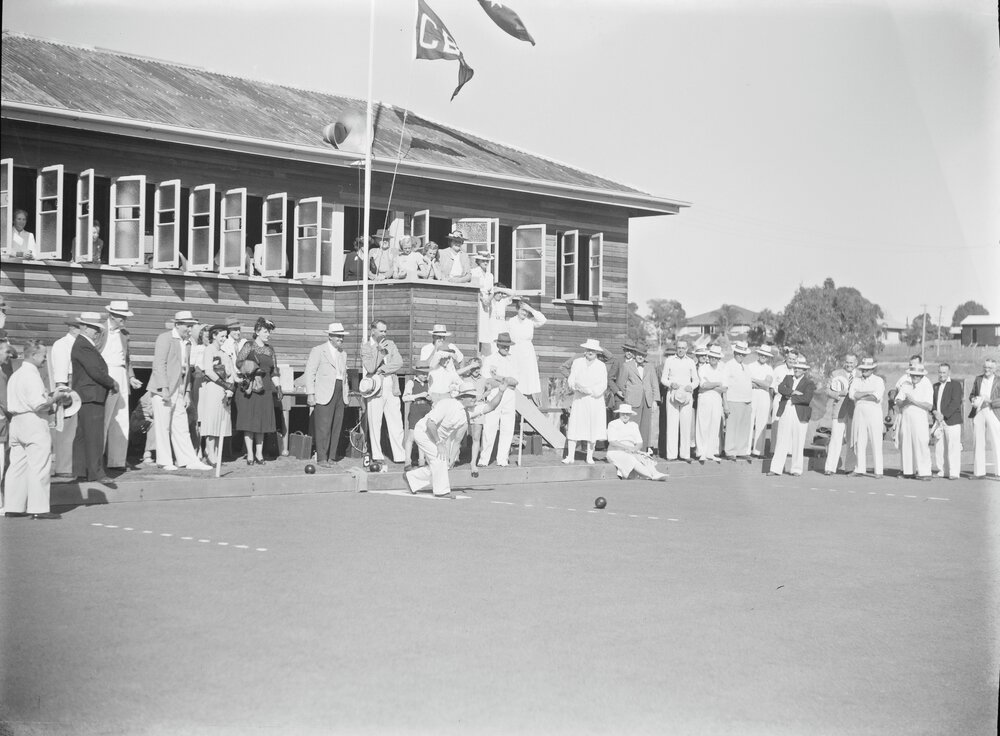 Opening, Cooroy Bowls Club, Opal Street, Cooroy, 1948